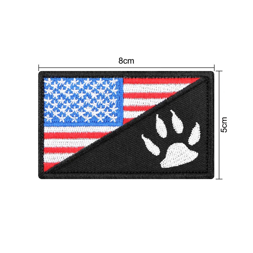 12 pcs Tactical Dog Patch Set Bundle