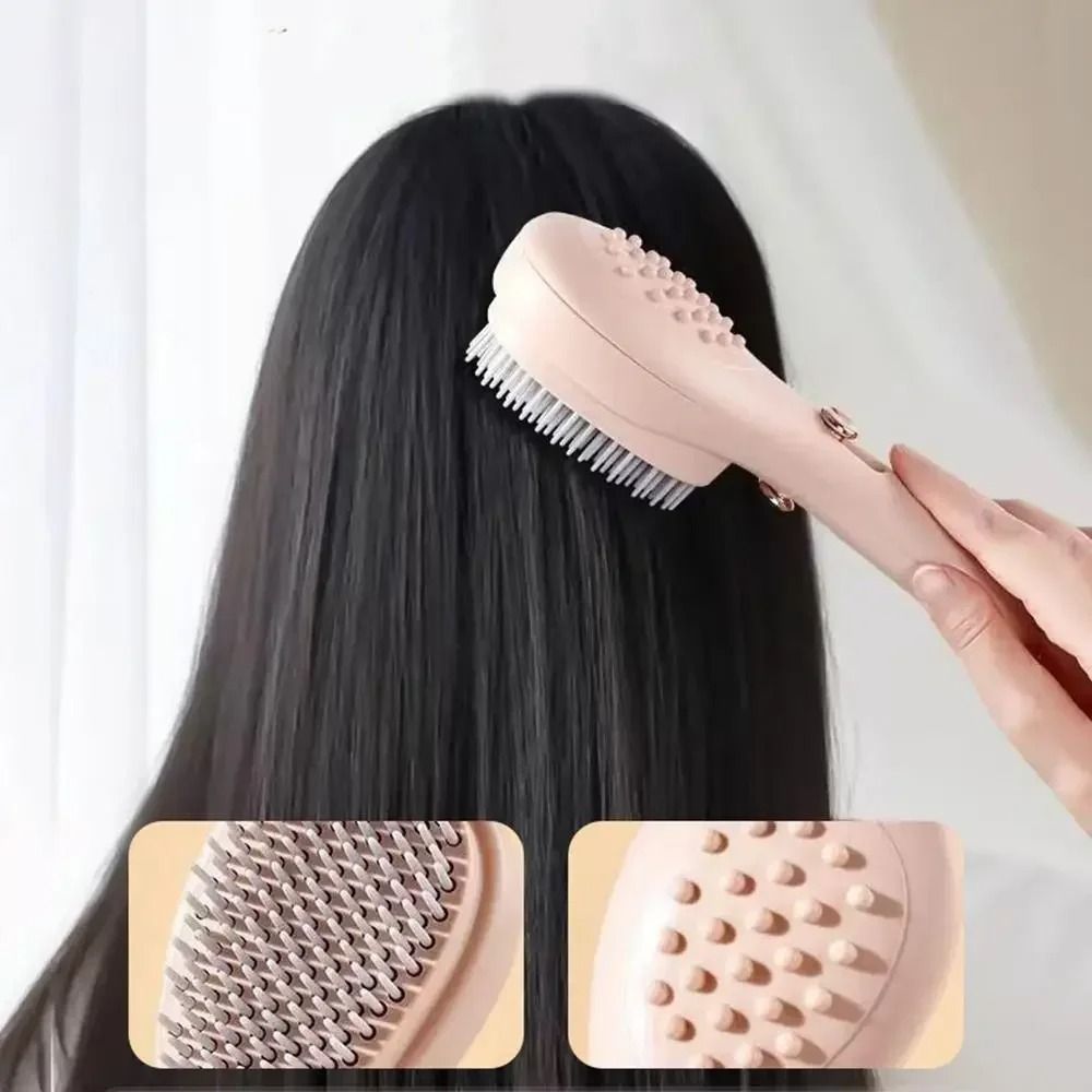 Self Cleaning Hairbrush with Scalp Massage Anti Static Retractable Hair Comb