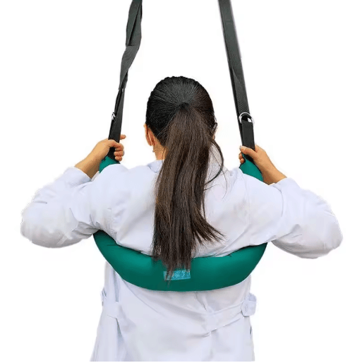 Spine Relief Pro Lumbar Traction Belt Adjustable Back Stretcher Strap for Spinal Decompression & Pain Relief