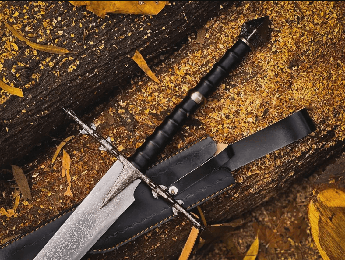 Ringwraith Sword Nazgul Lotr Sword Replica with Leather Sheath