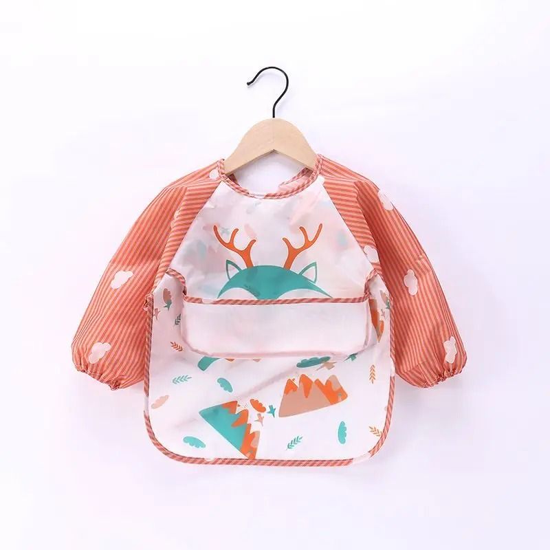 Waterproof Long Sleeve Baby Feeding Smock