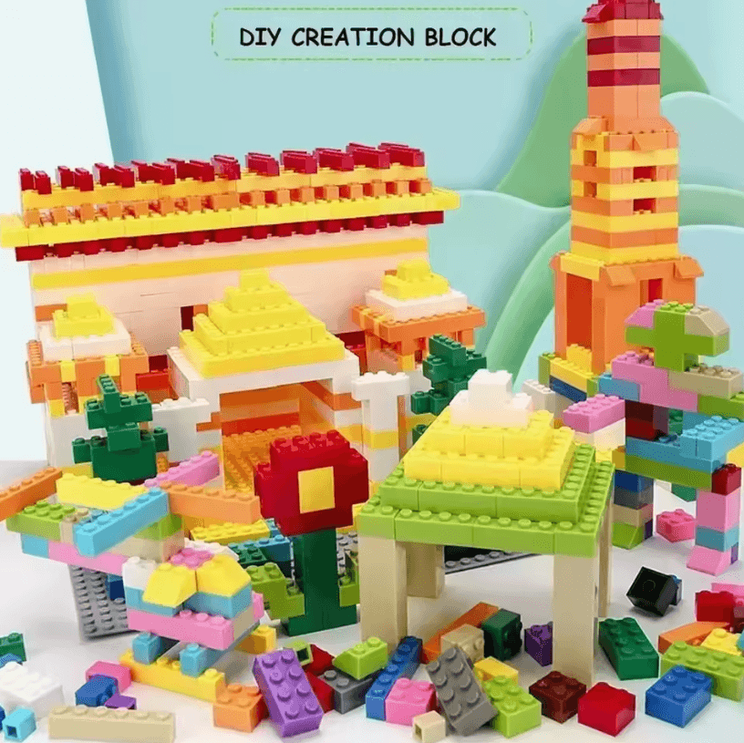 DIY Building Blocks Bulk Set – 120 or 240PCS Colorful Classic Bricks for Creative Kids