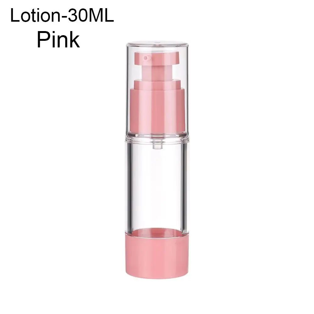 AirLock Travel Refillable Pump Bottle Set – Leakproof travel lotion bottles & vacuum cosmetic containers (15/30/50ml)