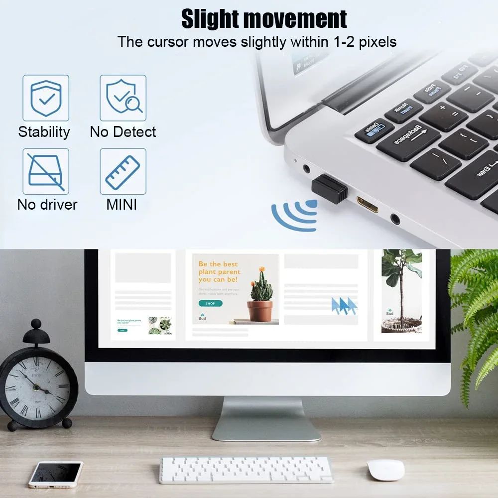 USB Mouse Jigglers Automatic Computer Movement Tool