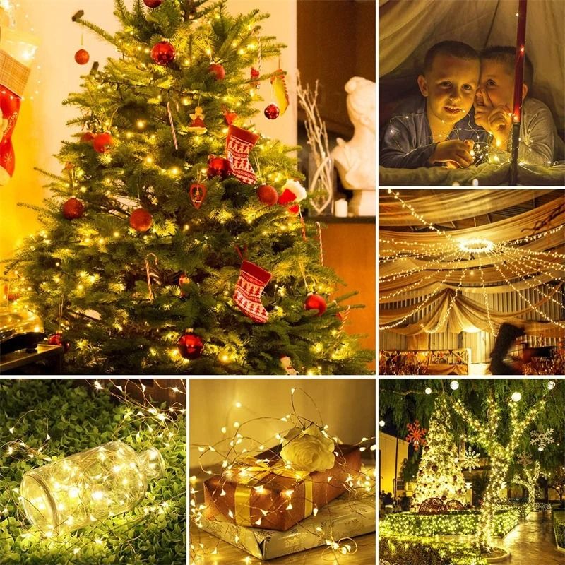 USB LED Fairy Lights Copper Wire String Light