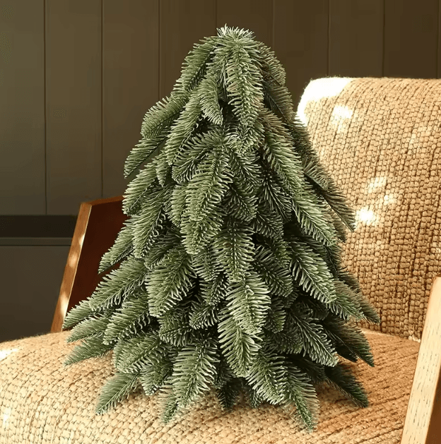 Simulated Noble Pine Christmas Tree – Realistic Tabletop Festive Decor