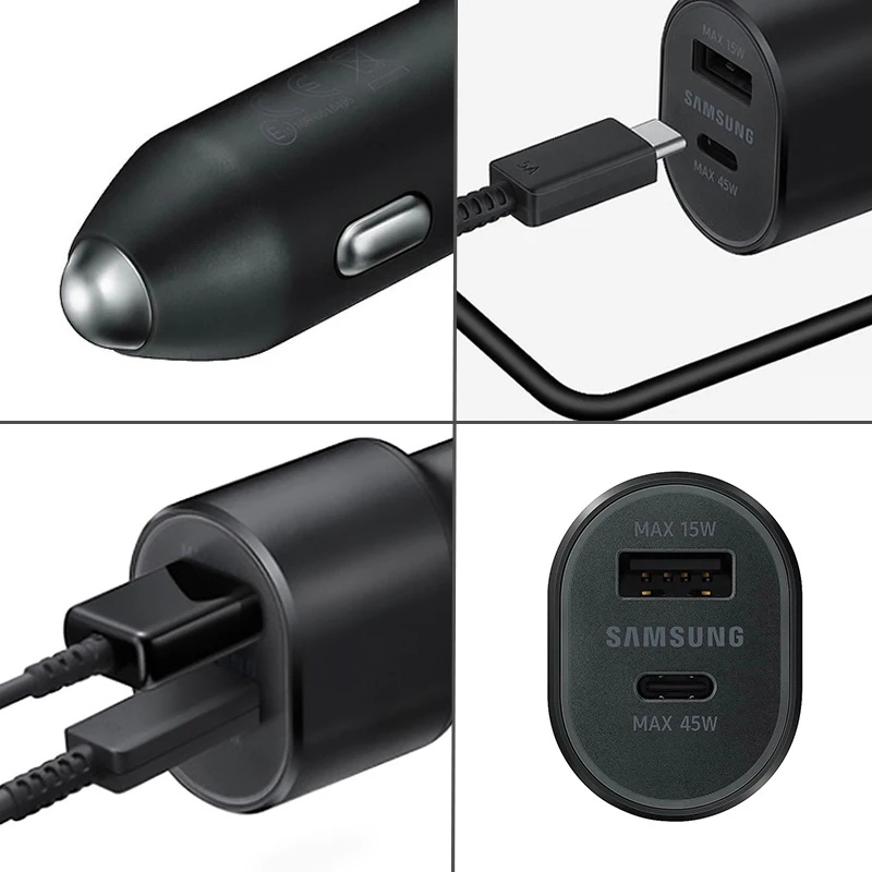 Samsung Ultra Plus Original Car Charger Type C PD Fast Charging for Samsung Devices