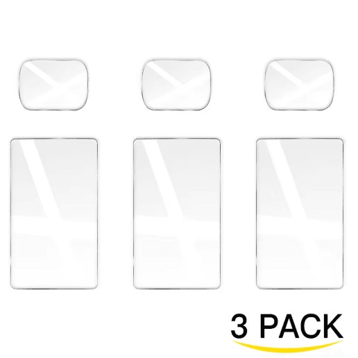 H Tempered Glass Screen Protector for DJI Osmo Pocket 3 HD Clear Lens Protection 1 to 3 Pcs