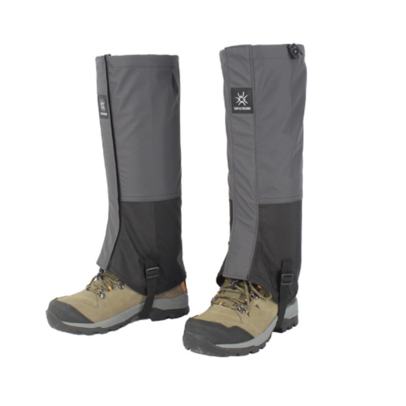 Durable Waterproof Leg Covers with Elastic Strap, Long Tube Legs Protection for Hiking, Skiing, Climbing, Shoes Cover