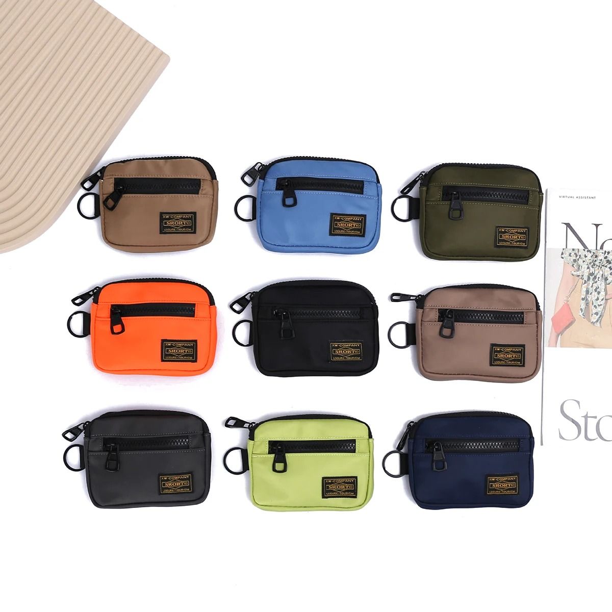 Trendy Oxford Cloth Workwear-Style Multi-Functional Pouch