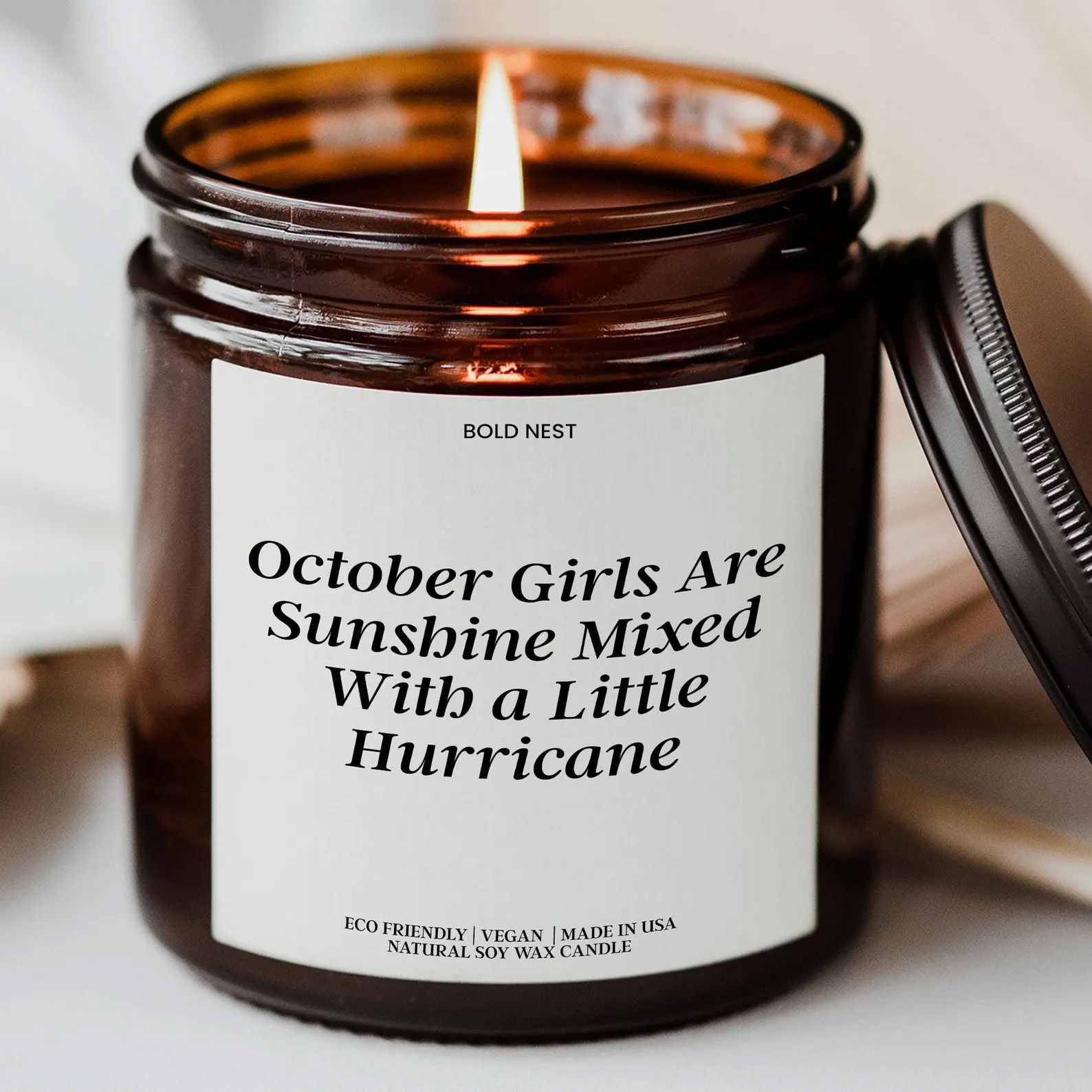 Funny November Birthday Candle – Best Bitches Are Born in November Custom Zodiac Birth Month Gift for Her, Birthday