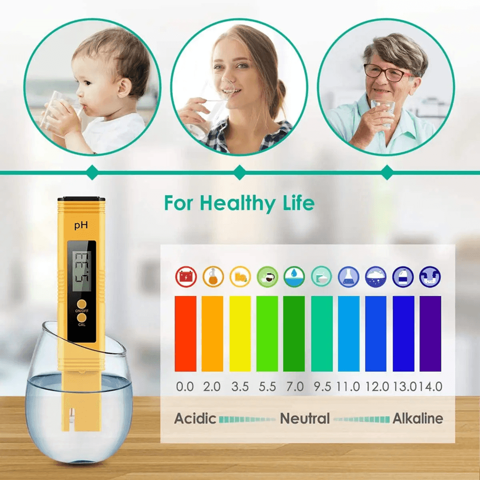 AquaSense High Precision PH Meter Water Quality Tester 0.01 Accuracy