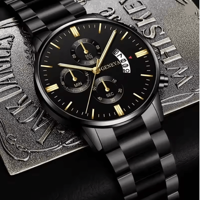 Stainless Steel Luxury Quartz Watch