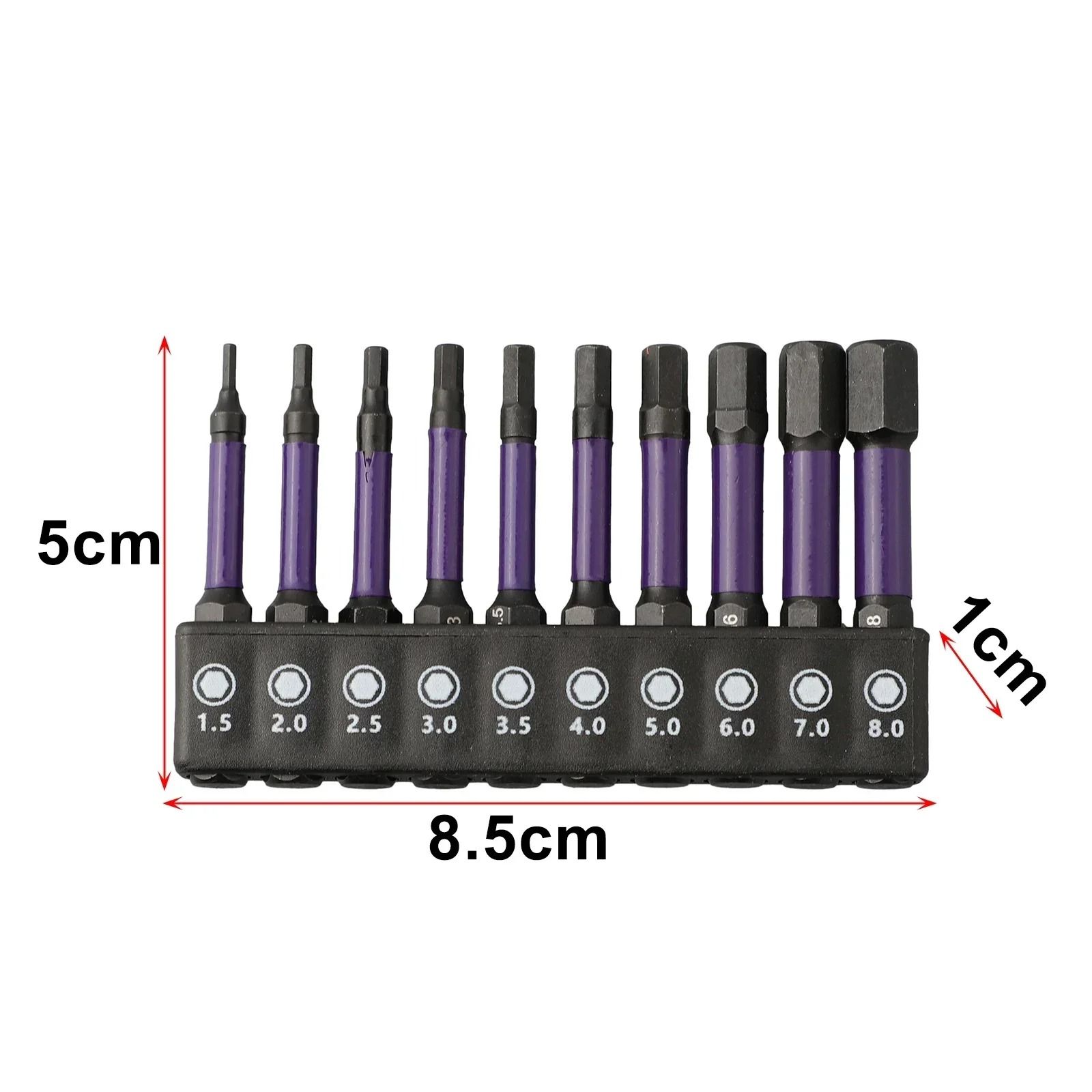10Pcs Hex Head Wrench Drill Bit Set | Magnetic Quick-Release Shank Tools