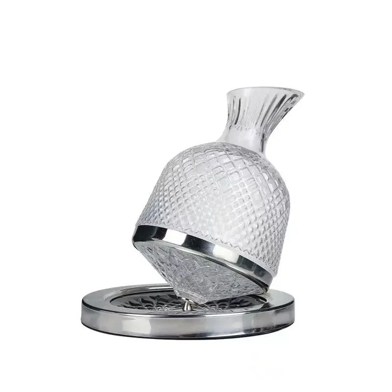 360° Rotating Crystal Glass Wine Decanter 1500 ml