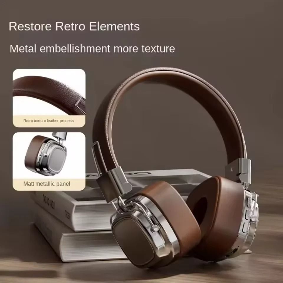 Foldable Wireless Bluetooth Headphones Over Ear Gaming Stereo DJ Headset