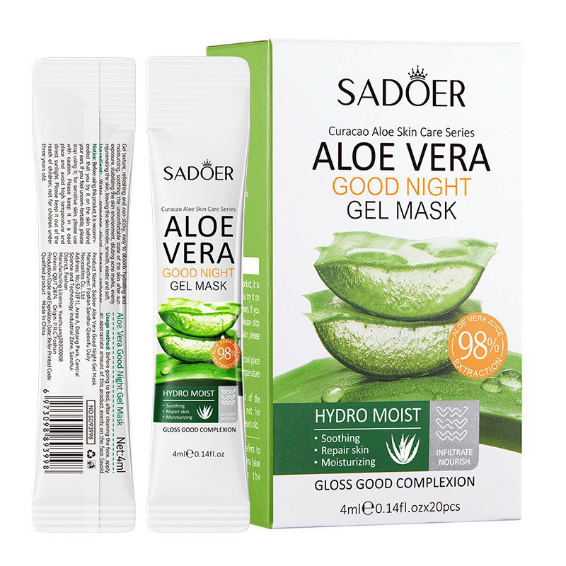 Aloe Vera Sleeping Facial Masks, Moisturizing, Anti Wrinkles, Hydrating, Anti Aging, No Wash Face Mask, Facial Skin Care