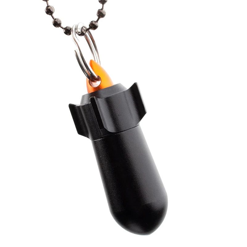 Waterproof Aluminum Mini Pill Box Keychain – Portable Travel Pill Container & Vitamin Holder