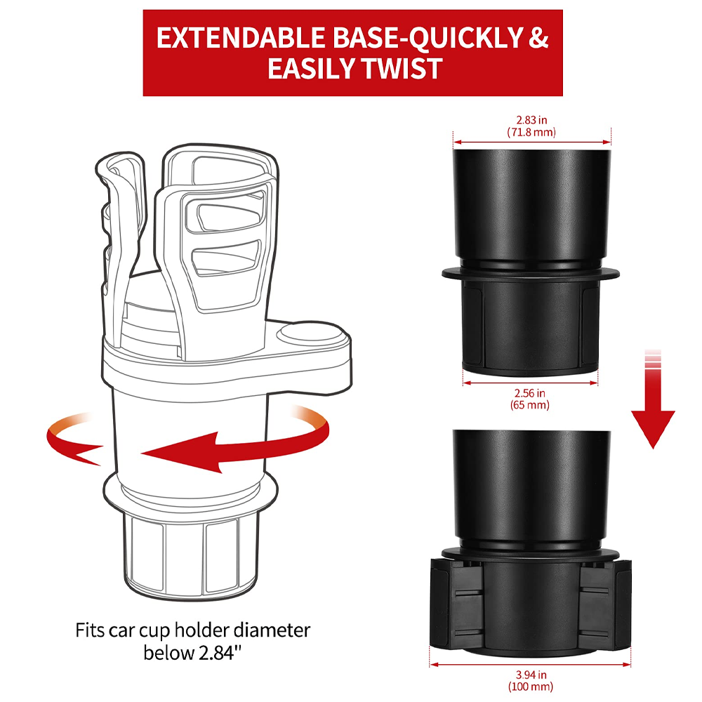 Dual Car Cup Holder