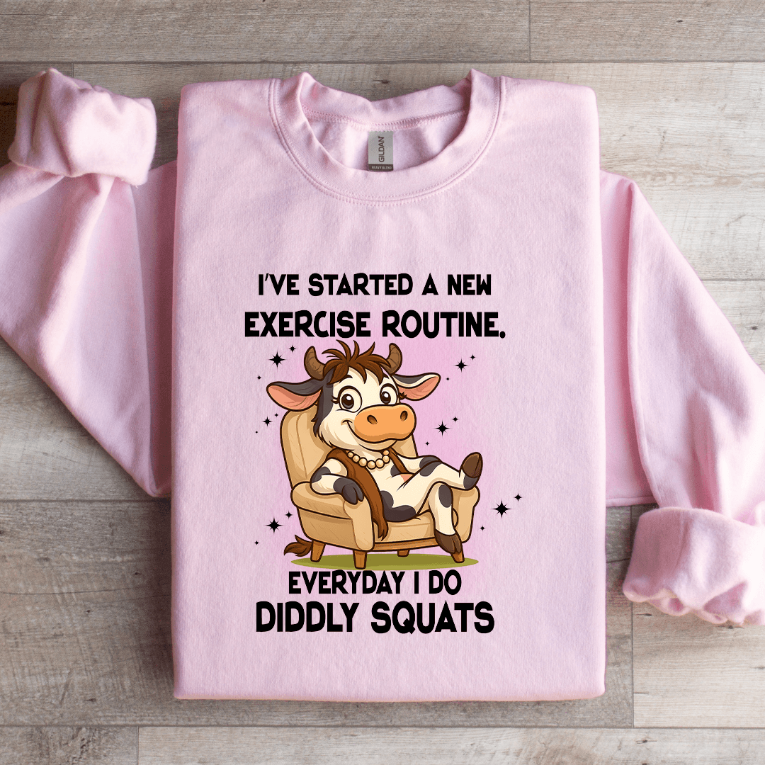 I've Started A New Exercise Routine Sweatshirt