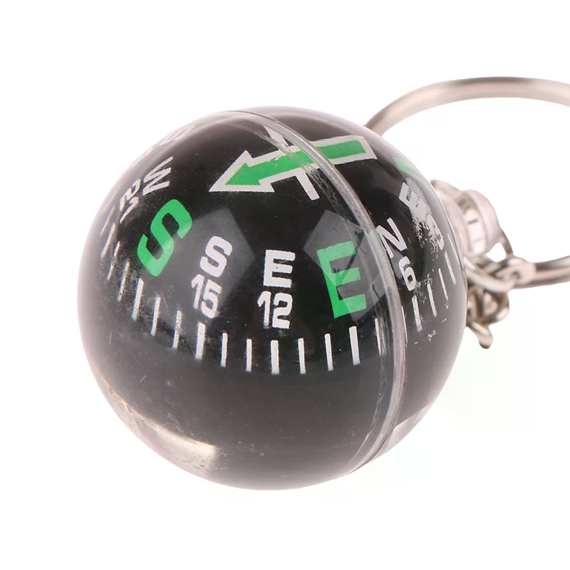 Portable Emergency Compass Keychain  Lightweight Survival Tool for Hiking & Camping