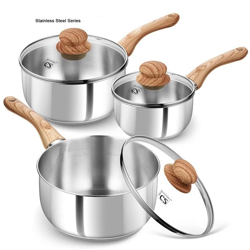 Culinary Grade Stainless Steel Saucepan System