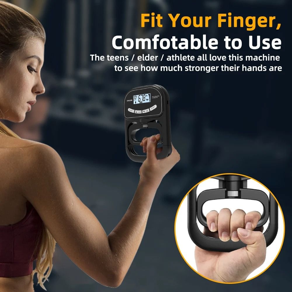 Digital Grip Strength Tester with LCD Display