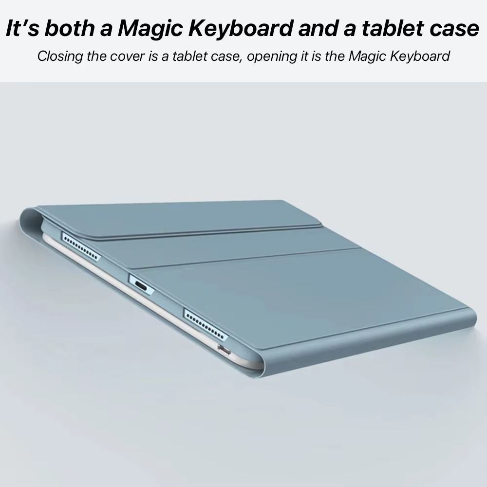 Xiaomi Redmi Pad Pro 12.1 Inch Case with Keyboard – Slim Protective Cover with Detachable Wireless Keyboard & Stand