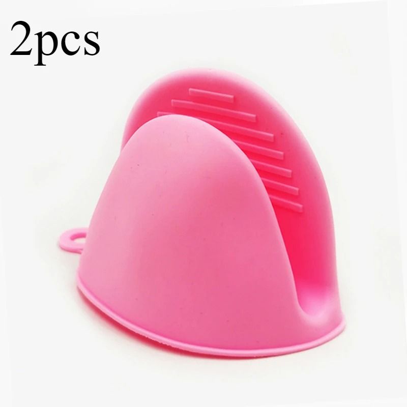 2pcs Thicken Baking Silicone Oven Mitts