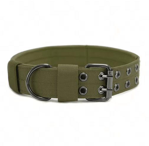 Durable Tactical Dog Collar – Military Nylon Collar for Medium & Large Dogs