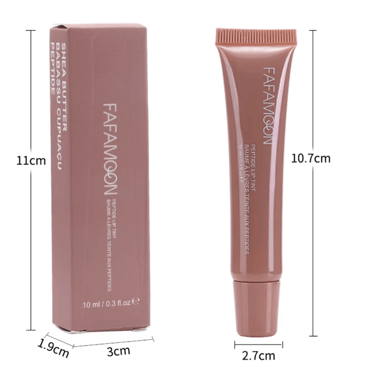 Soft Tube Plumping Lip Oil Gloss – Nude Brown Moisturizing Shine
