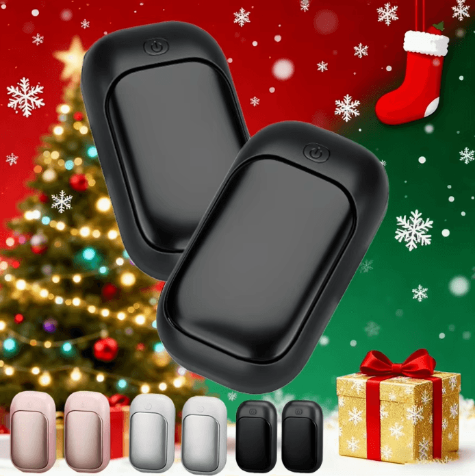 Magnetic Rechargeable Hand Warmer 2-Pack – Portable Electric Hand Heater for Winter Comfort