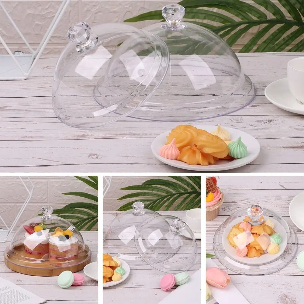 Acrylic Cake Dome Cover Round Dessert Display Food Protector with Lid