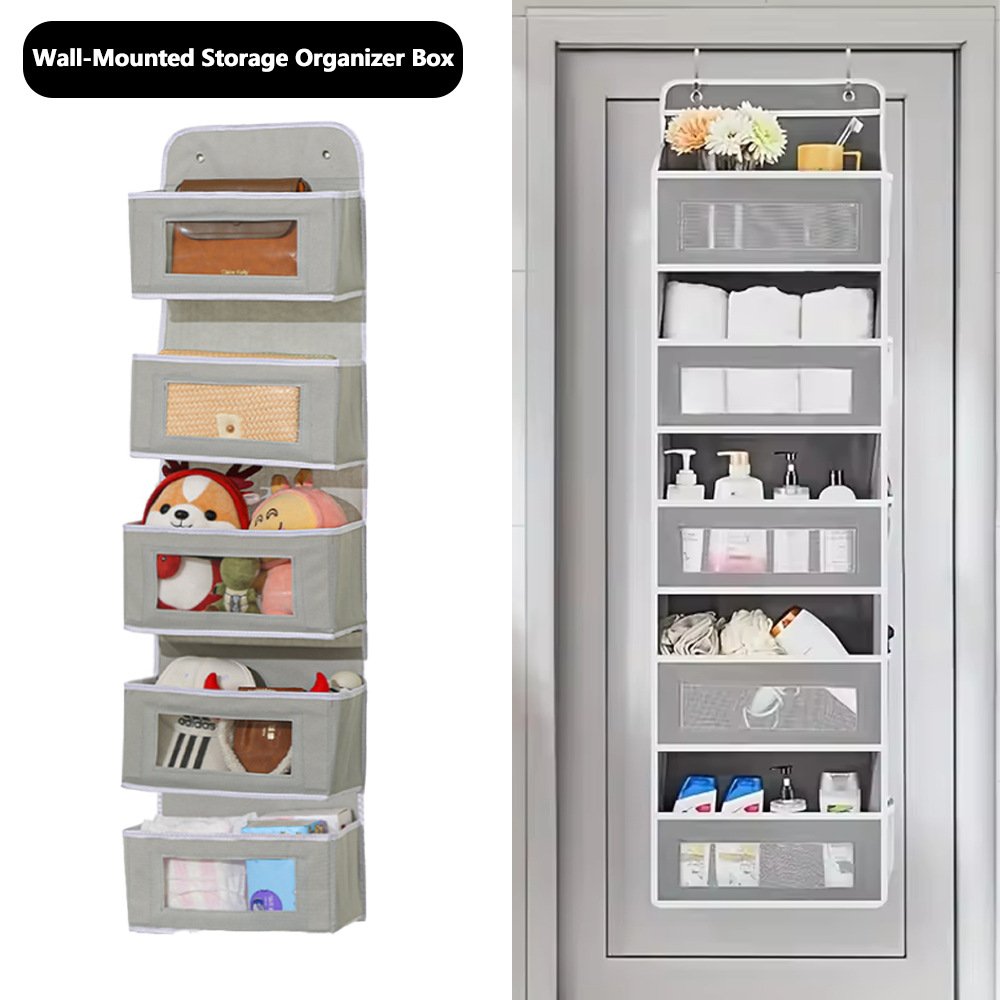 Over The Door Hanging Organiser, Extra Large Multi-Layer Storage Bag, Toys, Dorm Room Essentials & Closet Organisation