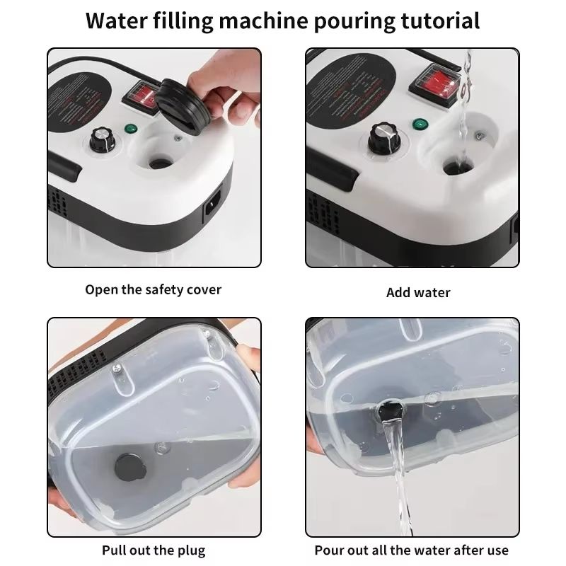 SteamMax High-Temperature Electric Steam Cleaner – 220 V/110 V Home & Car Sterilisation Kit