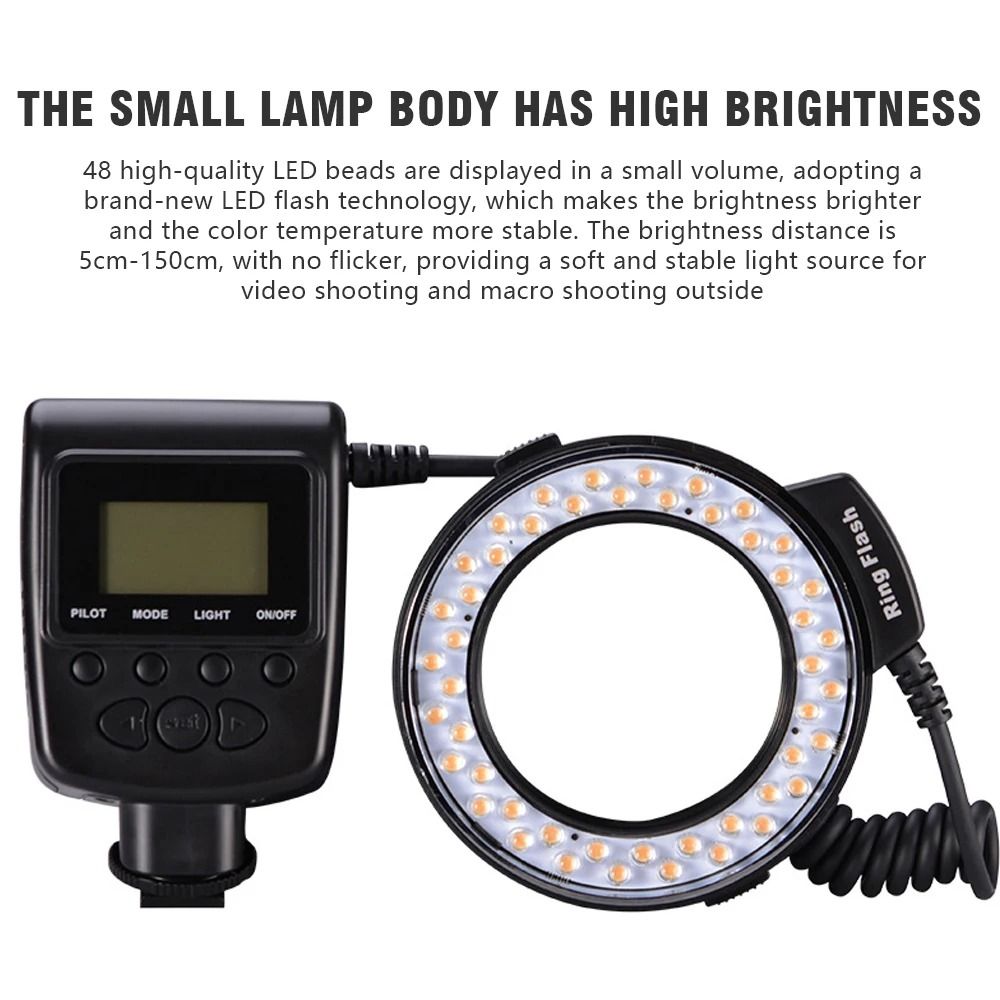 Professional Macro LED Ring Flash Light