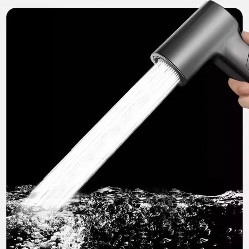 High-Pressure Toilet Spray Gun Kit with 1-in-2-Out Diverter Valve (Handheld Bidet Sprayer)