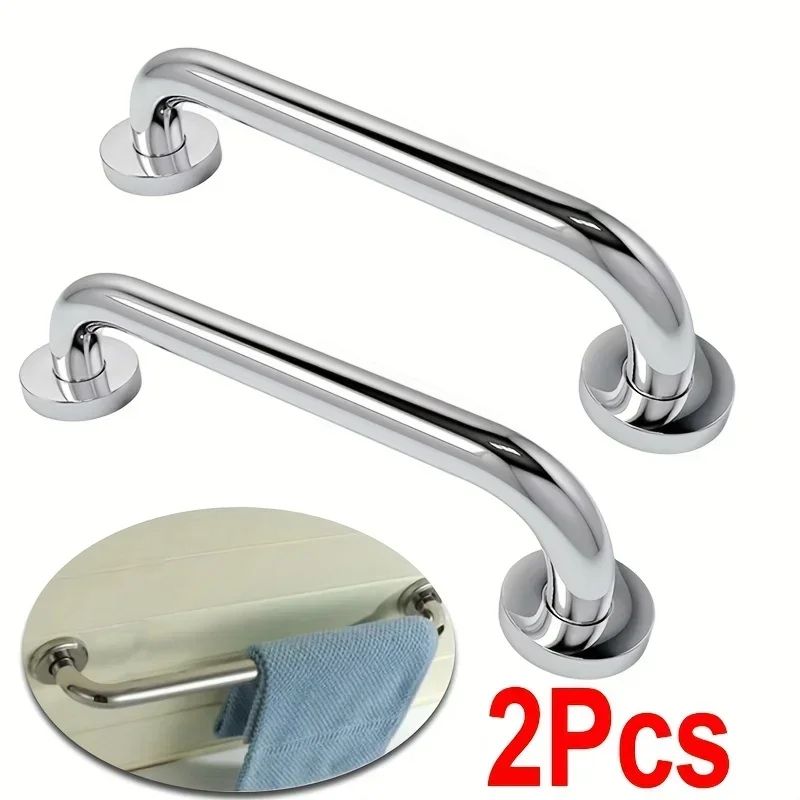 SecureGrip Stainless Steel Bathroom Grab Bar for Elderly & Disabled Support