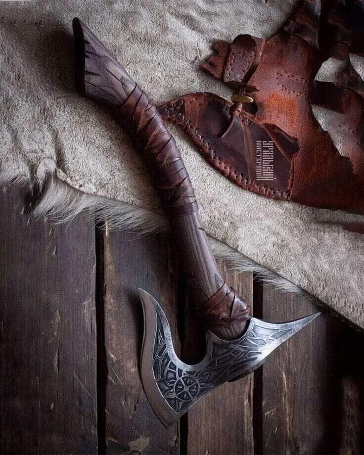 Hand-Forged Carbon Steel Axe | 19