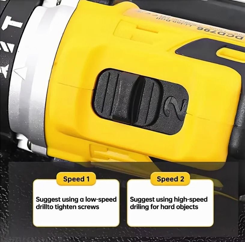 Lithium-Powered Electric Drill & Screwdriver Combo | Impact Driver Home DIY Kit | Executive Handheld Tool Suite