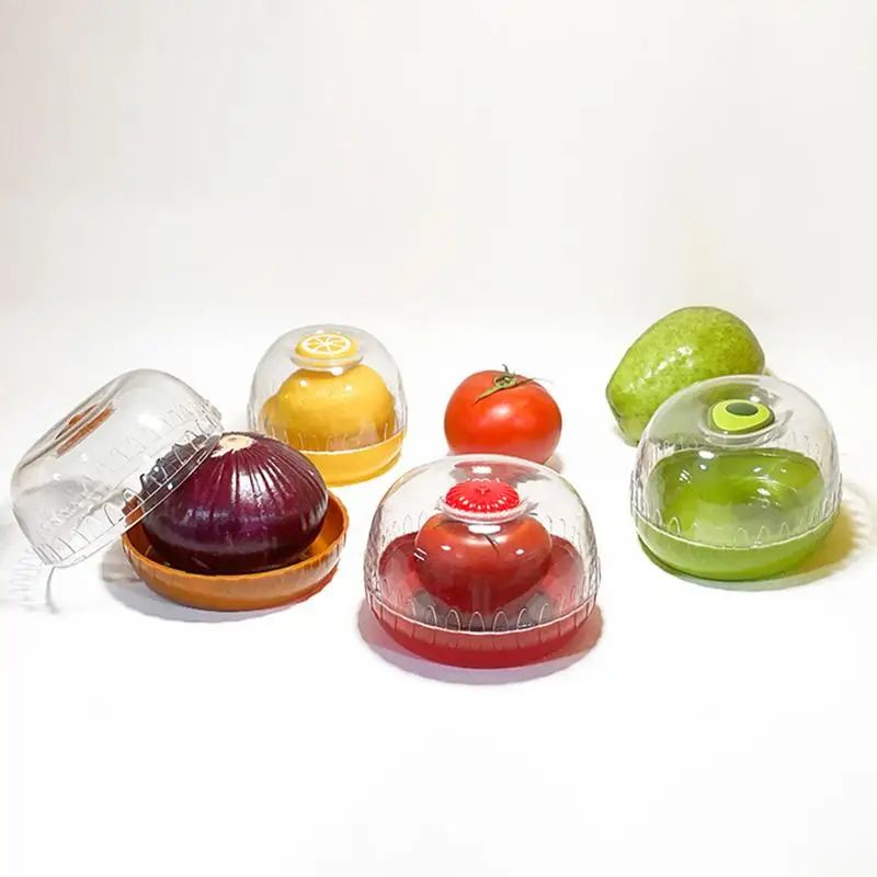 FreshLock Produce Keeper Set for Fridge – fruit storage containers, vegetable storage containers, avocado saver