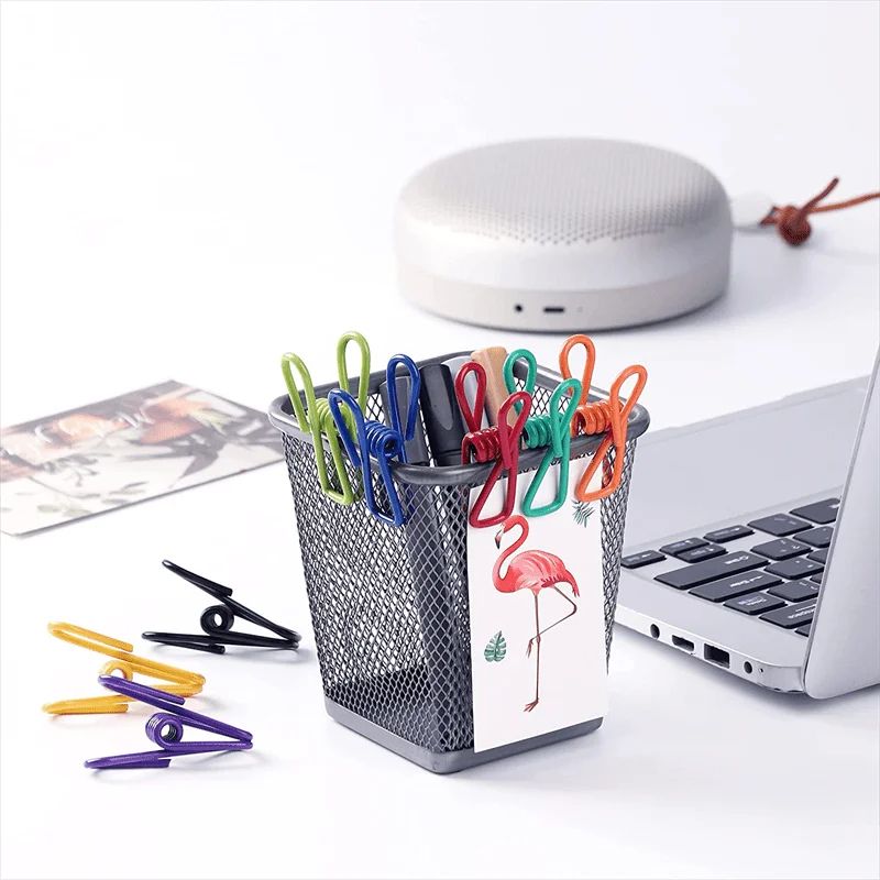 PVC Coated Metal Chip Clip Set