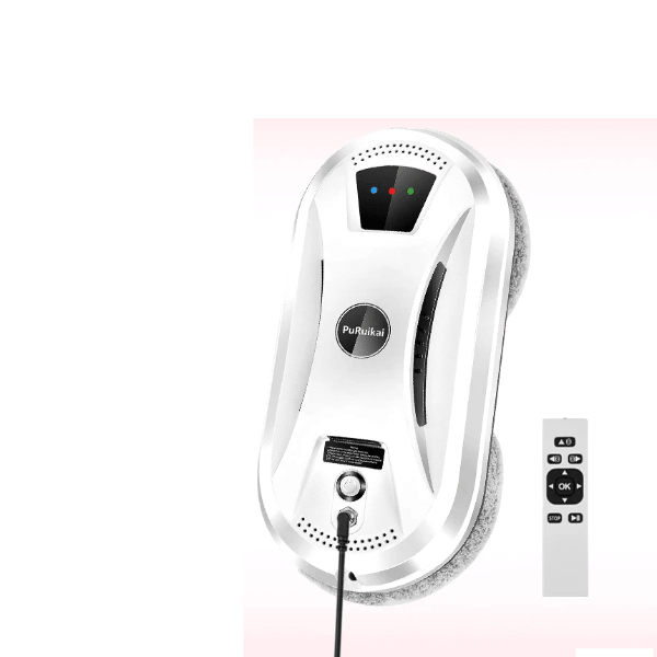 PuRuiKai Ultra Thin Robot Vacuum & Electric Window Cleaning Robot with Remote