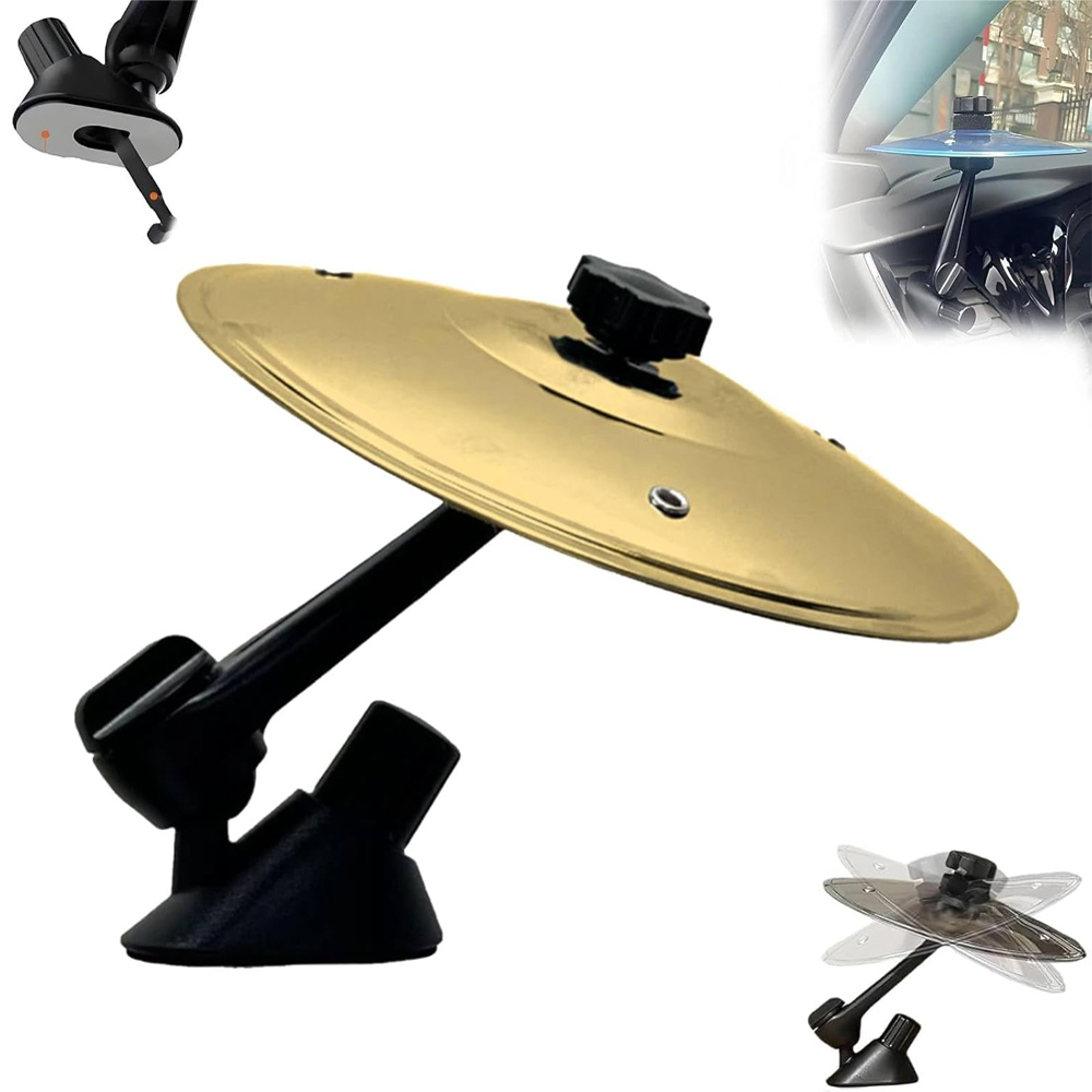 Easy Clip-on Car Drum Cymbal, Mini Car Crash Cymbal for Music Lovers, Suitable for All Vehicles
