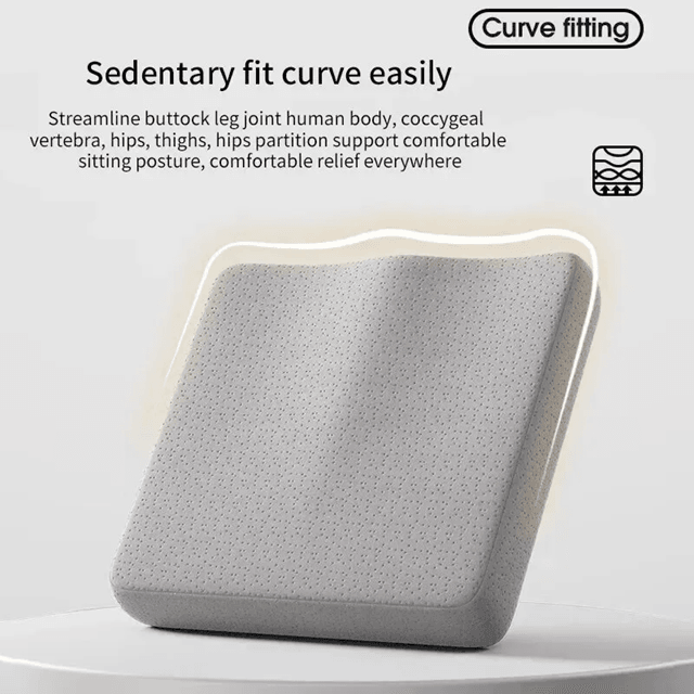 Ergonomic Memory Foam Seat Cushion for Tailbone and Office Comfort