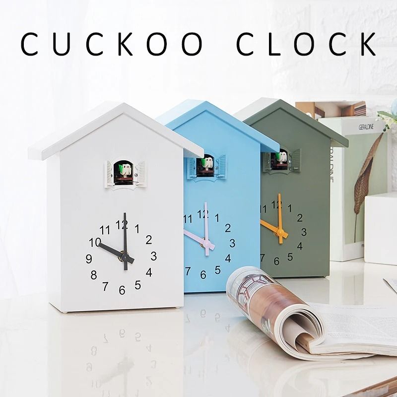 Modern Cuckoo Quartz Wall Clock