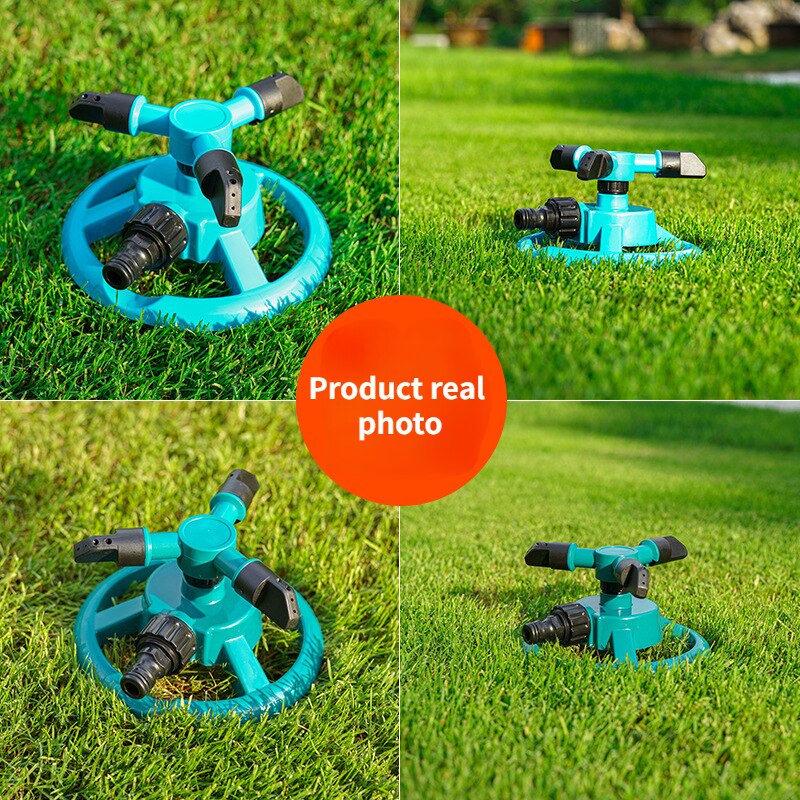 Rotating Water Spray Garden Lawn, Automatic Sprinkler Garden, Sprinkler Nozzle 360 Degree Automatic, Watering Irrigation