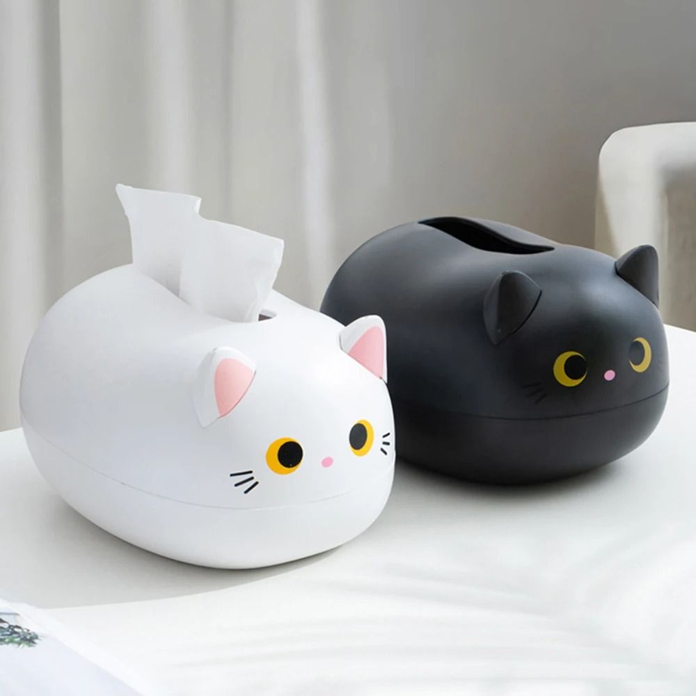Cartoon Style Multi Functional Tissue Box And Storage Ornament