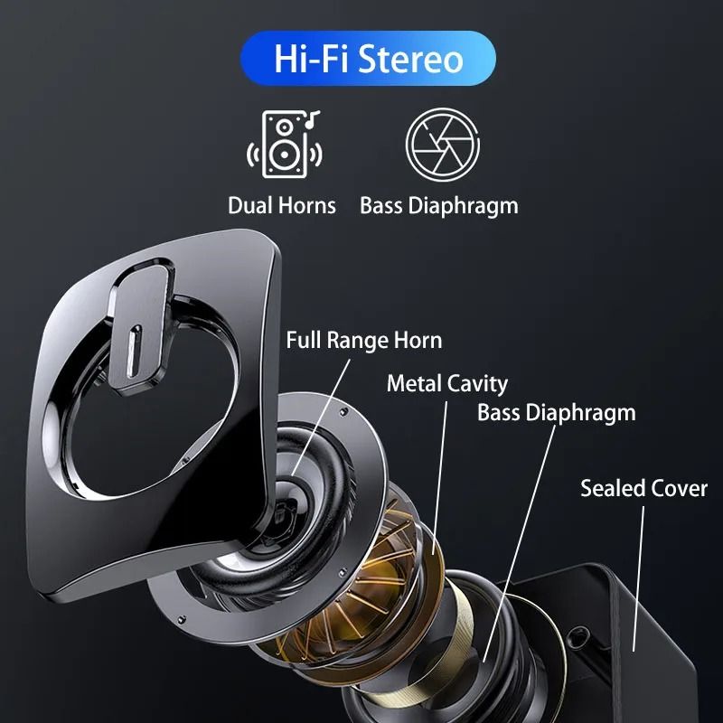 USB Wired Computer Speakers with HiFi Stereo Sound, LED Light, and Microphone