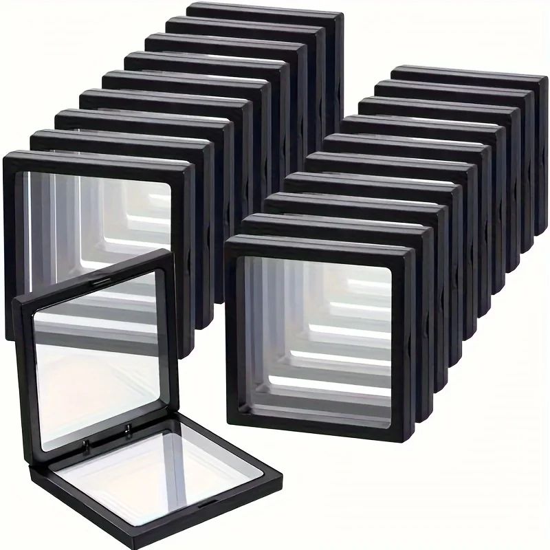 3D Floating Jewelry Display Cases 20 Pack